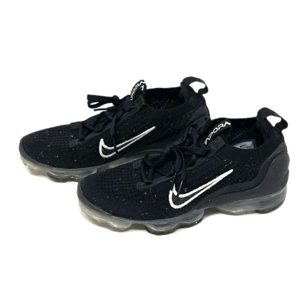 Nike Air VaporMax 2021 Flyknit Black Speckled Women's Size 6.5 (Worn Twice)